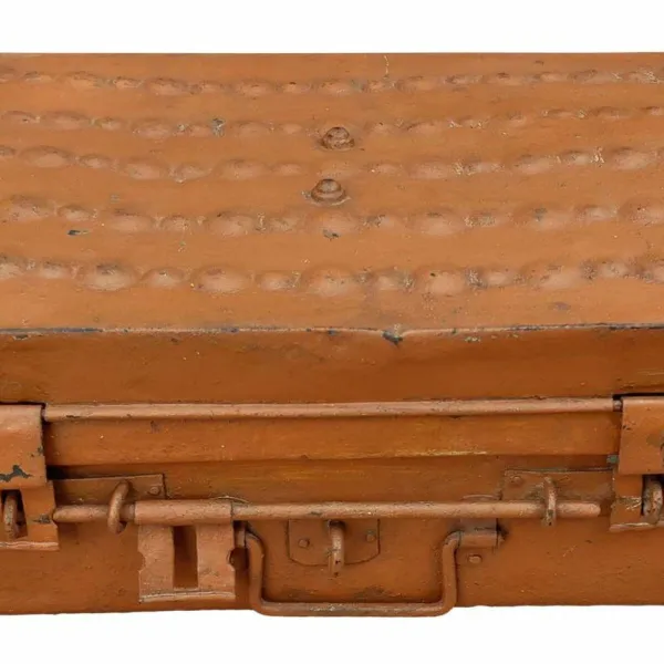Dekoratyvinis lagaminas Alexandra House Living Ruda Geležis Tradicinis stilius 34 x 19 x 63 cm