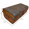 Dekoratīvs čemodāns Alexandra House Living Brūns Dzelzs Tradicionālais stils 33 x 25 x 61 cm