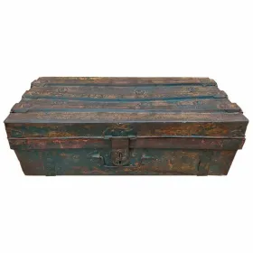 Decorative suitcase Alexandra House Living Brown Iron Traditional style 32 x 21 x 62 cm