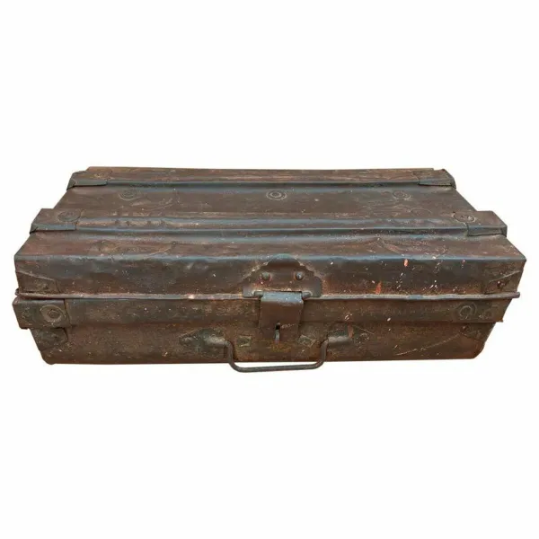 Dekoratīvs čemodāns Alexandra House Living Brūns Dzelzs Tradicionālais stils 30 x 19 x 53 cm