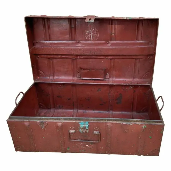 Dekoratīvs čemodāns Alexandra House Living Brūns Dzelzs Tradicionālais stils 31 x 23 x 58 cm