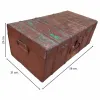 Dekoratīvs čemodāns Alexandra House Living Brūns Dzelzs Tradicionālais stils 31 x 23 x 58 cm