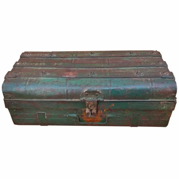 Dekoratyvinis lagaminas Alexandra House Living Ruda Geležis Tradicinis stilius 33 x 22 x 61 cm