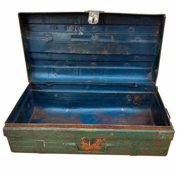 Dekoratīvs čemodāns Alexandra House Living Brūns Dzelzs Tradicionālais stils 33 x 22 x 61 cm