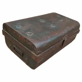 Dekoratyvinis lagaminas Alexandra House Living Ruda Geležis Tradicinis stilius 39 x 23 x 61 cm