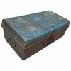 Decorative suitcase Alexandra House Living Blue Iron Traditional style 35 x 24 x 61 cm