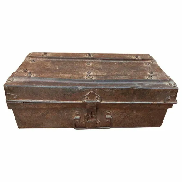 Dekoratīvs čemodāns Alexandra House Living Brūns Dzelzs Tradicionālais stils 33 x 23 x 59 cm