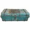 Dekoratyvinis lagaminas Alexandra House Living Mėlyna Geležis Tradicinis stilius 34 x 23 x 64 cm