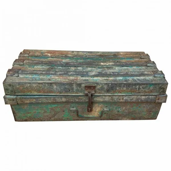 Dekoratyvinis lagaminas Alexandra House Living Ruda Geležis Tradicinis stilius 32 x 21 x 61 cm