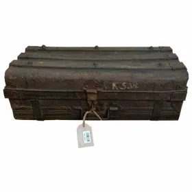 Dekoratyvinis lagaminas Alexandra House Living Ruda Geležis Tradicinis stilius 32 x 22 x 61 cm