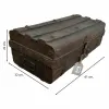 Dekoratyvinis lagaminas Alexandra House Living Ruda Geležis Tradicinis stilius 32 x 22 x 61 cm