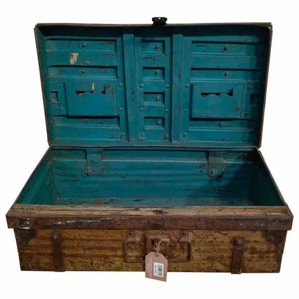 Dekoratīvs čemodāns Alexandra House Living Brūns Dzelzs Tradicionālais stils 31 x 19 x 52 cm