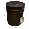 Dekoratīvs kanniņš Alexandra House Living Brūns Dzelzs Tradicionālais stils 19 x 23 x 19 cm