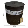 Dekoratīvs kanniņš Alexandra House Living Brūns Dzelzs Tradicionālais stils 25 x 28 x 25 cm