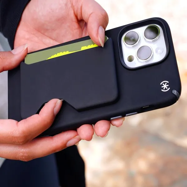 Speck ClickLock Wallet For MagSafe - Magnetic MagSafe Wallet (Black)