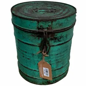 Dekoratīvs kanniņš Alexandra House Living Zaļš Dzelzs Tradicionālais stils 23 x 28 x 23 cm