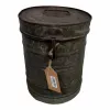 Decorative canister Alexandra House Living Brown Iron Traditional style 23 x 29 x 23 cm