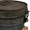 Decorative canister Alexandra House Living Brown Iron Traditional style 23 x 29 x 23 cm