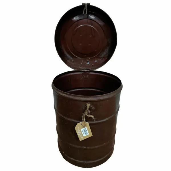 Decorative canister Alexandra House Living Brown Iron Traditional style 29 x 40 x 29 cm