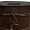 Decorative canister Alexandra House Living Brown Iron Traditional style 29 x 40 x 29 cm