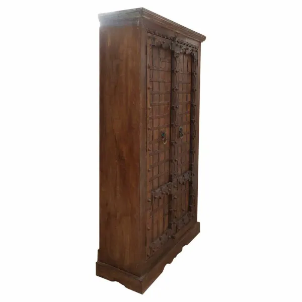 Spintelė Alexandra House Living Ruda Perdirbta Mediena 42 x 217 x 118 cm