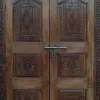 Kaappi Alexandra House Living Ruskea Recycled Wood 41 x 212 x 124 cm