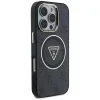 Guess IML Metal Glitter 4G Circle Triangle MagSafe - Case for iPhone 16 Pro (black)