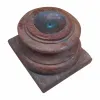 Candlestick Alexandra House Living Brown Recycled Wood 26 x 23 x 26 cm