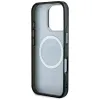 Guess IML Metal Glitter 4G Circle Triangle MagSafe - Case for iPhone 16 Pro (black)
