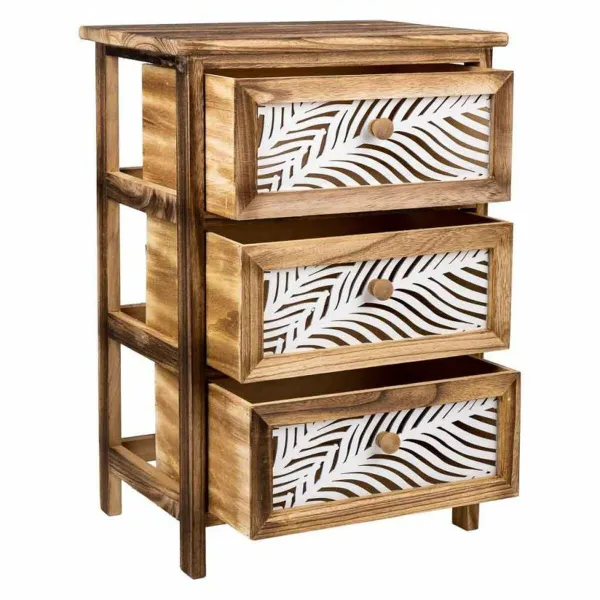 Chest of drawers Alexandra House Living Brown Wood Paolownia wood 29 x 58 x 40 cm
