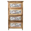 Chest of drawers Alexandra House Living Brown Wood Paolownia wood 29 x 73 x 40 cm