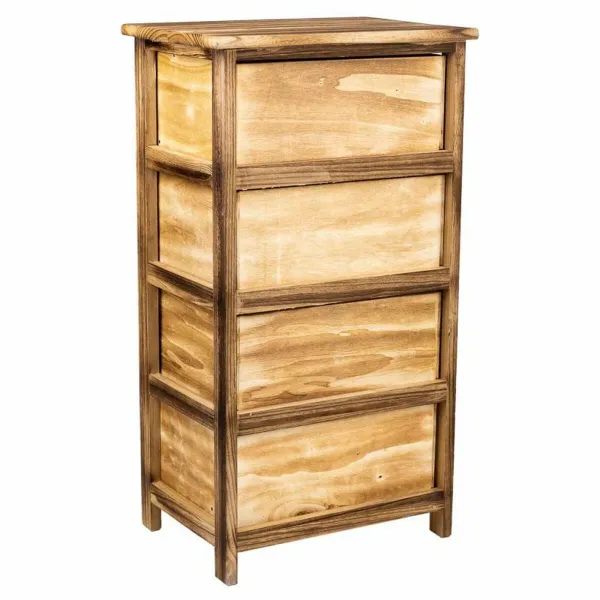 Lipasto Alexandra House Living Ruskea Puu Paolownia wood 29 x 73 x 40 cm
