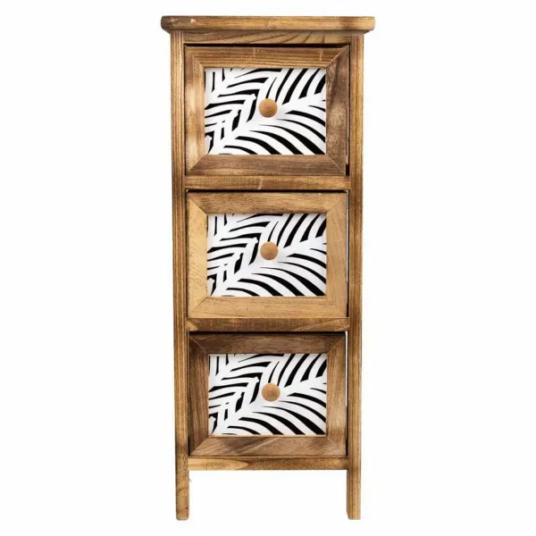 Kumode Alexandra House Living Brūns Koks Paulovnijas koks 32 x 63 x 26 cm