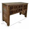 Мебель для прихожей Alexandra House Living Коричневый 40 x 90 x 133 cm