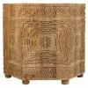 Кофейный столик Alexandra House Living Коричневый Древесина манго 45 x 41 x 45 cm Самобытный стиль