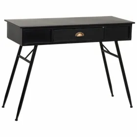 Stalas su stalčiais Alexandra House Living Juoda 40 x 75 x 100 cm