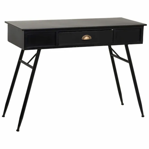 Stalas su stalčiais Alexandra House Living Juoda 40 x 75 x 100 cm