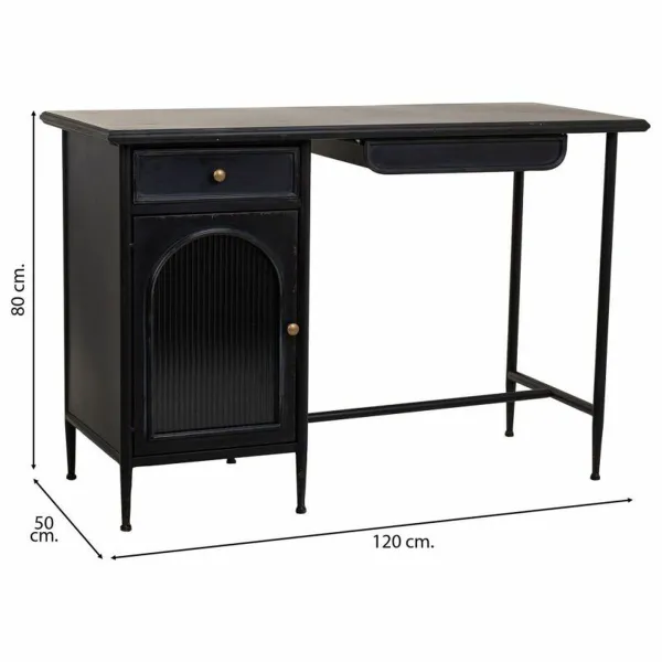 rakstāmgalds Alexandra House Living Melns 50 x 80 x 120 cm