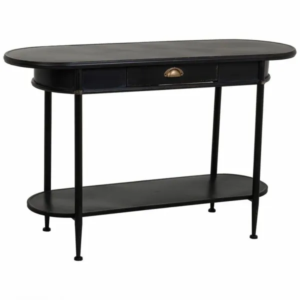 Stalas su stalčiais Alexandra House Living Juoda 41 x 75 x 120 cm