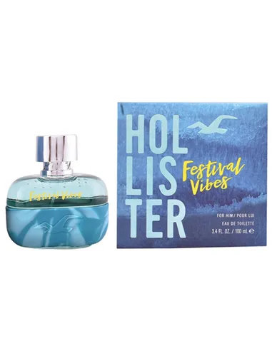 Men's Perfume Hollister EDT 100 ml Festival Vibes for Him (100 ml)