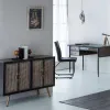 Sivupöytä Alexandra House Living Ruskea 39 x 75 x 110 cm