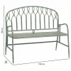 Suoliukas Alexandra House Living Žalia Metalinis 56 x 98 x 118 cm