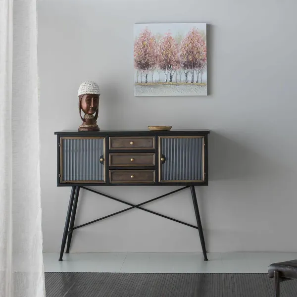 Bufete Alexandra House Living Brūns Metāls 42 x 100 x 122 cm