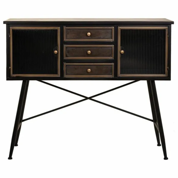 Sideboard Alexandra House Living Brown Metal 42 x 100 x 122 cm