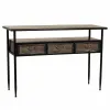 Hall Table with Drawers Alexandra House Living Brown 42 x 80 x 122 cm