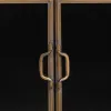 Sideboard Alexandra House Living Brown Metal Glass 42 x 80 x 121 cm