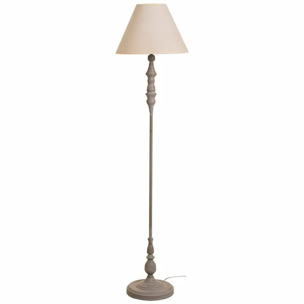 Lattialamppu Alexandra House Living Valkoinen Harmaa 220-240 V 38 x 154 x 38 cm