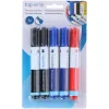 Topwrite - Set of permanent markers 5 pcs. (Black/Blue/Red)