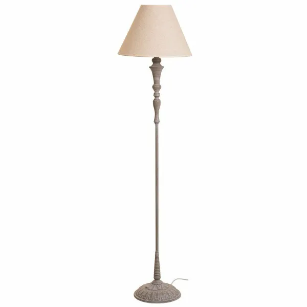 Lattialamppu Alexandra House Living Valkoinen Harmaa 220-240 V 38 x 154 x 38 cm