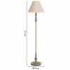 Floor Lamp Alexandra House Living White Grey 220-240 V 38 x 154 x 38 cm